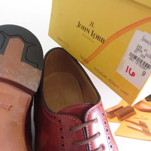 JOHN LOBB Darby museum calf shoes 9 E 10 US $1500 main image 5